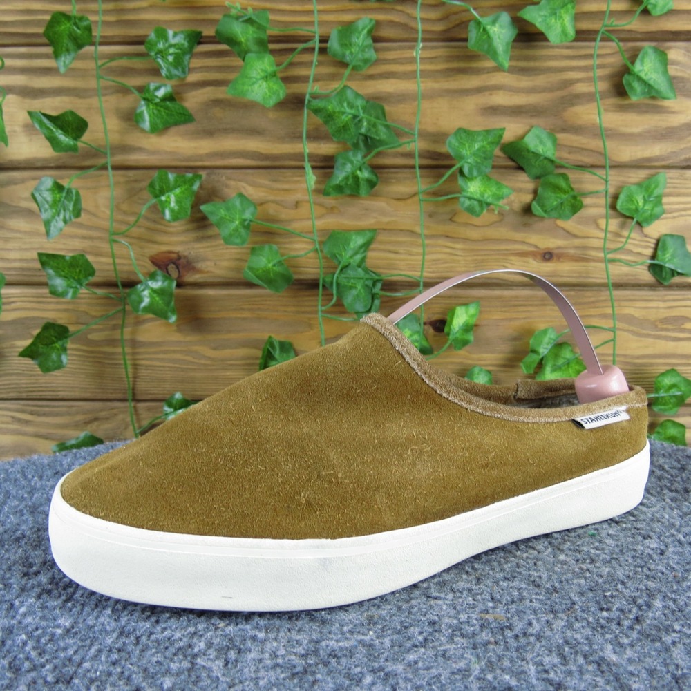 Staheekum Cami Women's 7 Chestnut Suede Slip-On Mule Cozy Lined Casual Shoe